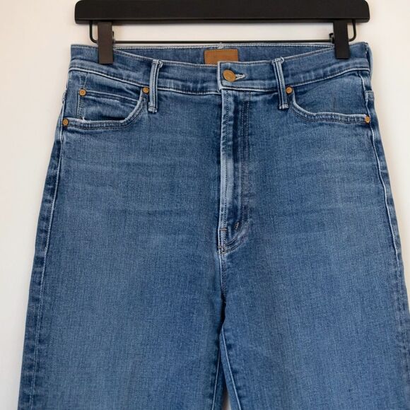 Mother Denim Swooner Rascal Slim Jeans Classic Wash Until Next Time Size 28 - Picture 8 of 10